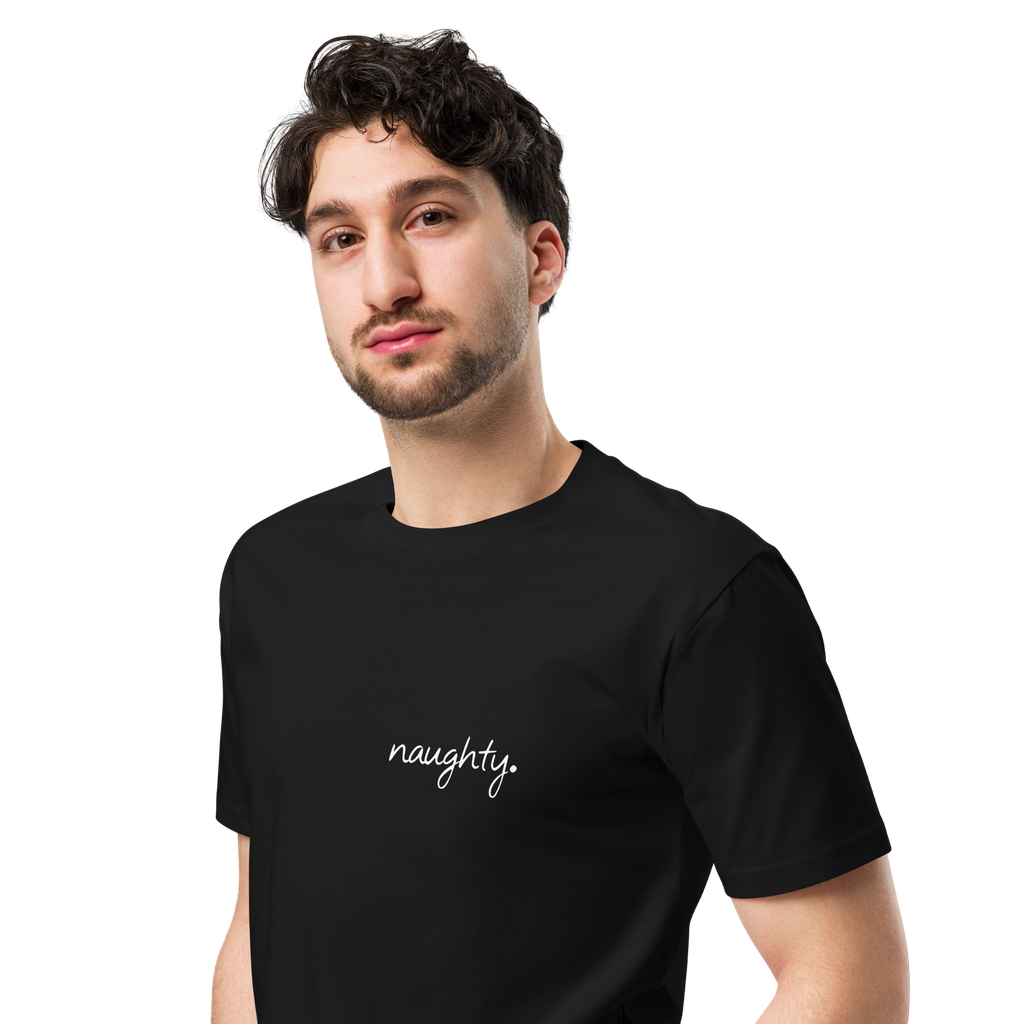 naughty. premium 100% cotton t-shirt - unisex